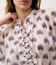 Load the image into the gallery viewer, 0039Italy cotton batiste blouse Daisy
