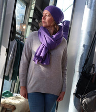 Load the image into the gallery viewer, Esisto cashmere beanie thin
