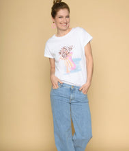 Load the image into the gallery viewer, Railin cotton T-shirt round neck short sleeve
