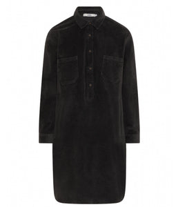 0039Italy Corduroy shirt dress Marisa