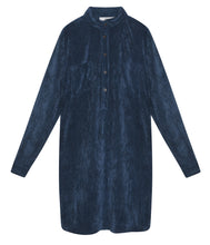 Load the image into the gallery viewer, 0039Italy Corduroy shirt dress Marisa
