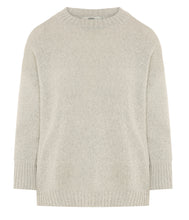 Load the image into the gallery viewer, 0039Italy cashmere-wool blend jumper Amadea round neckline
