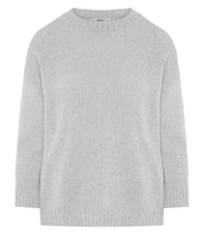 Load the image into the gallery viewer, 0039Italy cashmere-wool blend jumper Amadea round neckline
