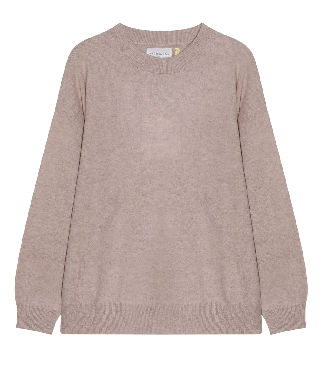 Les tricots de Léa Cashmere Pullover Mapoupette Round Neckline