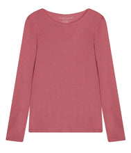 Load the image into the gallery viewer, Majestic Filatures cotton-cashmere shirt round neck long sleeve
