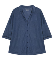 Load the image into the gallery viewer, Majestic Filatures linen-mix blouse shirt
