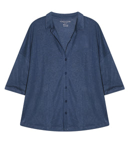 Majestic Filatures linen-mix blouse shirt