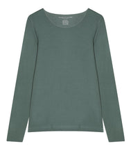 Load the image into the gallery viewer, Majestic Filatures Viscose Mix Shirt Round Neck Long Sleeve
