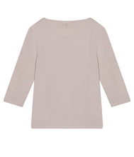 Load the image into the gallery viewer, The Shirt Project Organic cotton-modal-mix shirt round neck 3/4 sleeve
