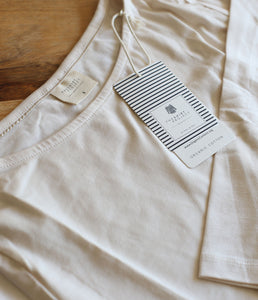 The Shirt Project Organic cotton-modal-mix shirt boat neck 3/4 sleeve