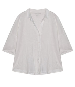 Majestic Filatures linen-mix blouse shirt